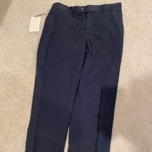Suitsupply Navy Porto Fino cotton trousers pants size 30 inseam 30 NWT